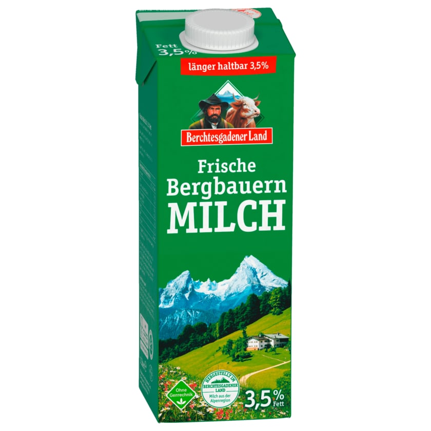 Berchtesgadener Land Extra länger frische Bergbauern-Milch 3,5% 1l